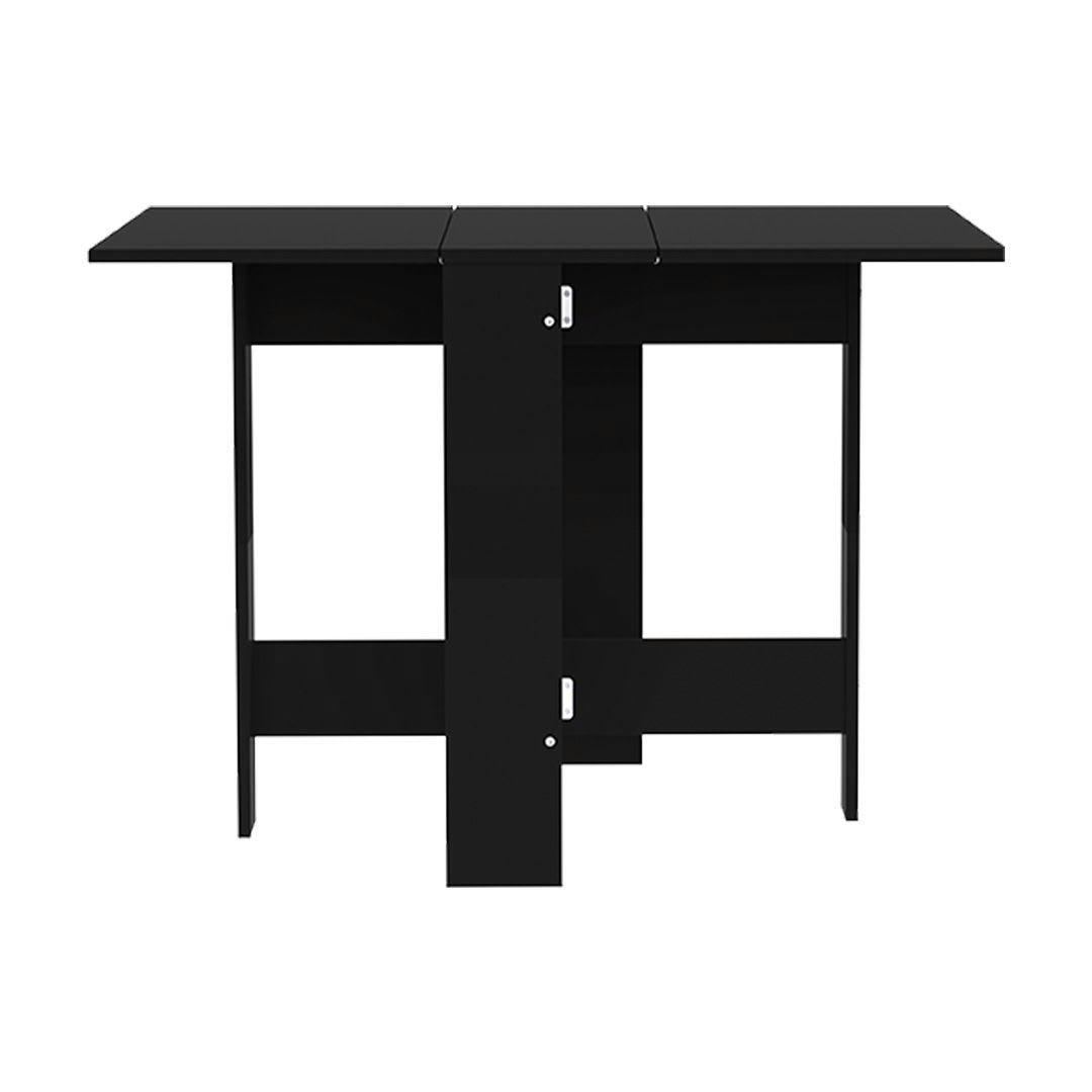 PAPILLON - Table effet bois noir