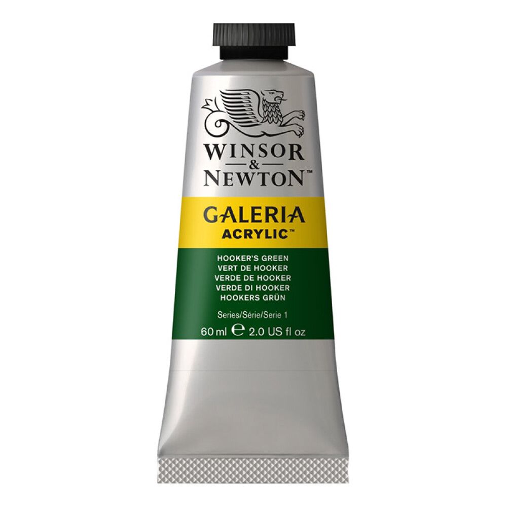 AKRYLFARGE W&N GALERIA NR 311 HOOKERS GRØNN 60ML