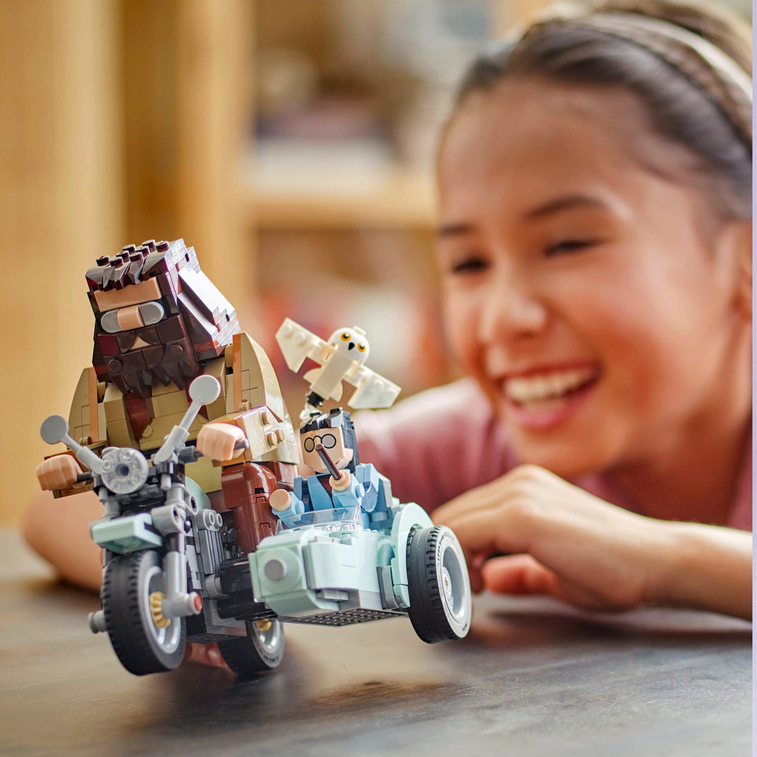 Giro sul sidecar di Hagrid Lego Harry Potter