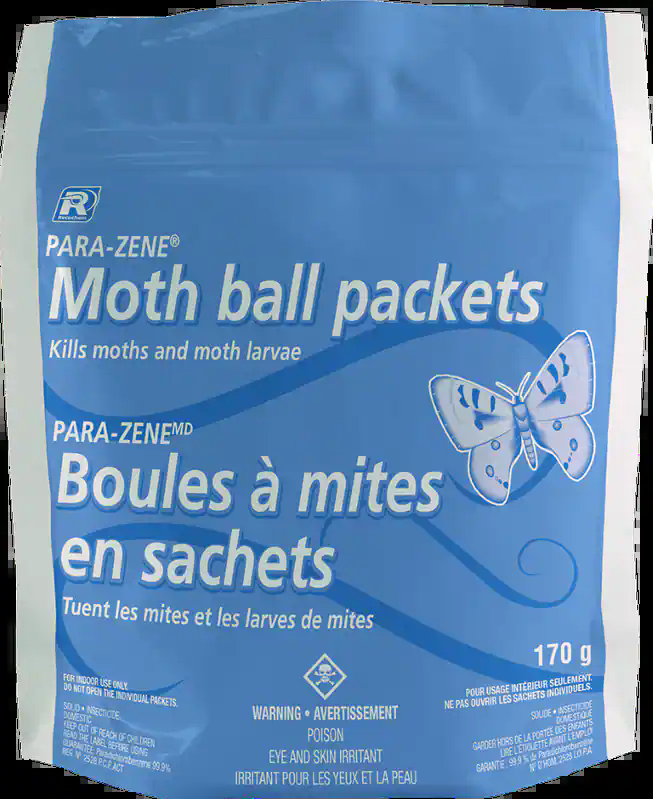 Recochem PARA-ZENE® Moth Ball Packets, 170-g