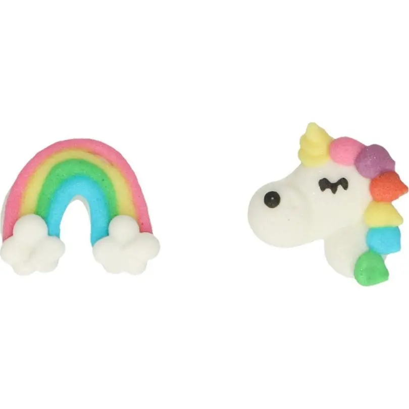 Zuckerstreusel 12er-Set Unicorn & Rainbow