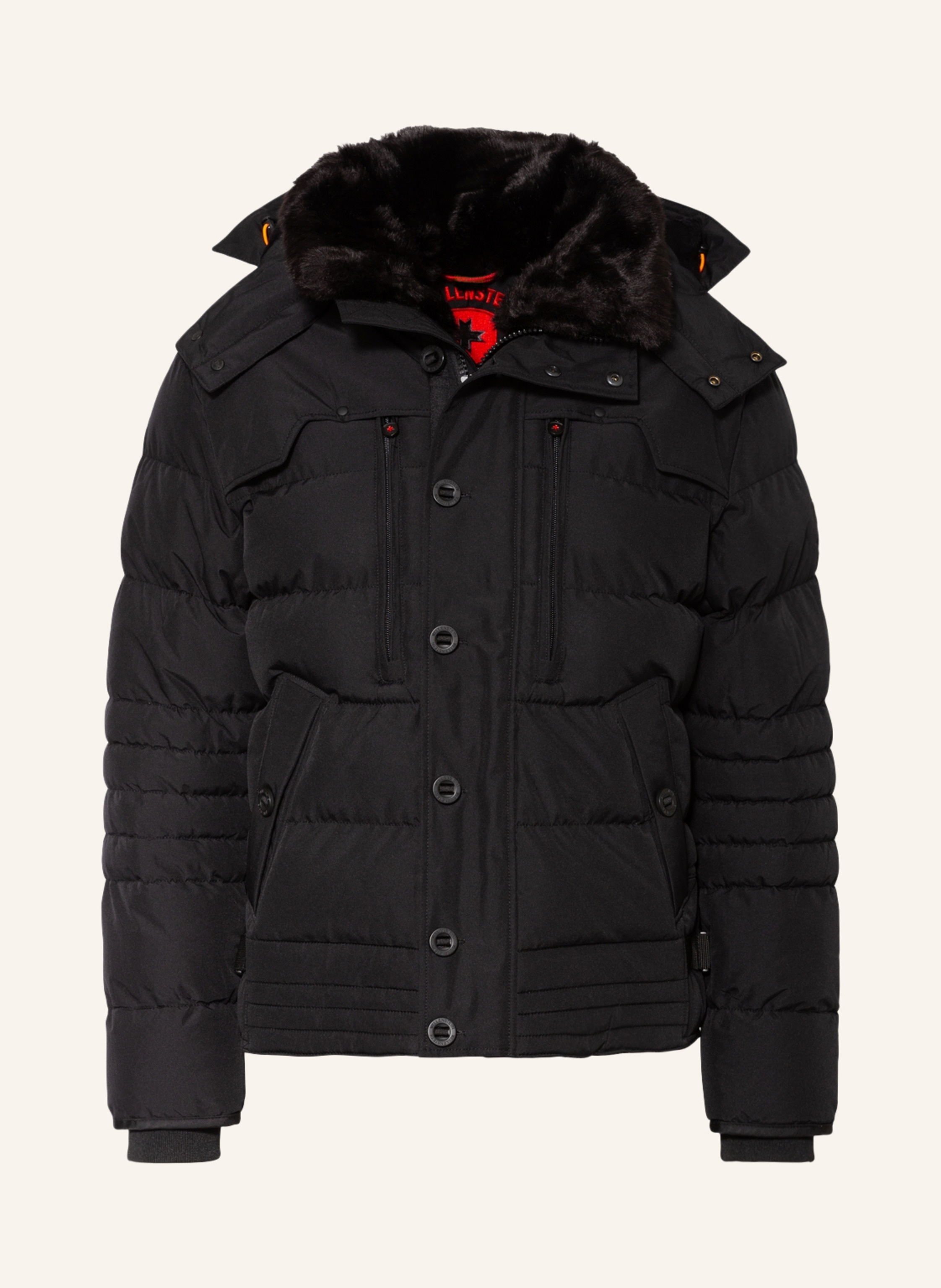 WELLENSTEYN Steppjacke STARSTREAM mit abnehmbarer Kapuze und Kunstfellbesatz