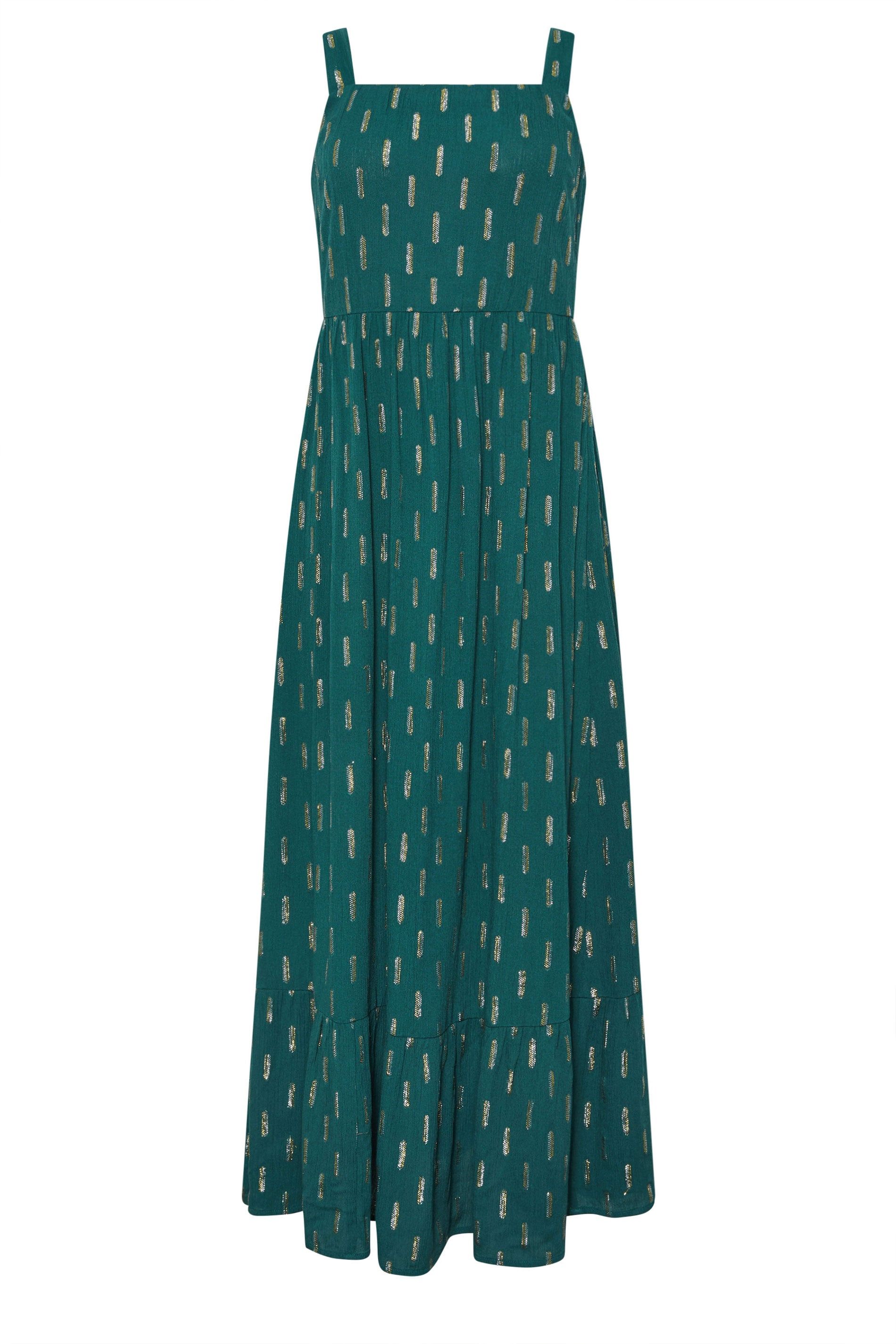 M&Co Foil Maxi Beach Dress