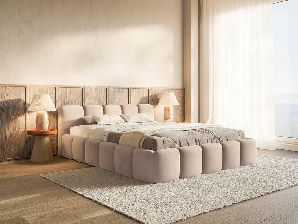 Bedframe Chloe laag 180 x 200 cm velvet