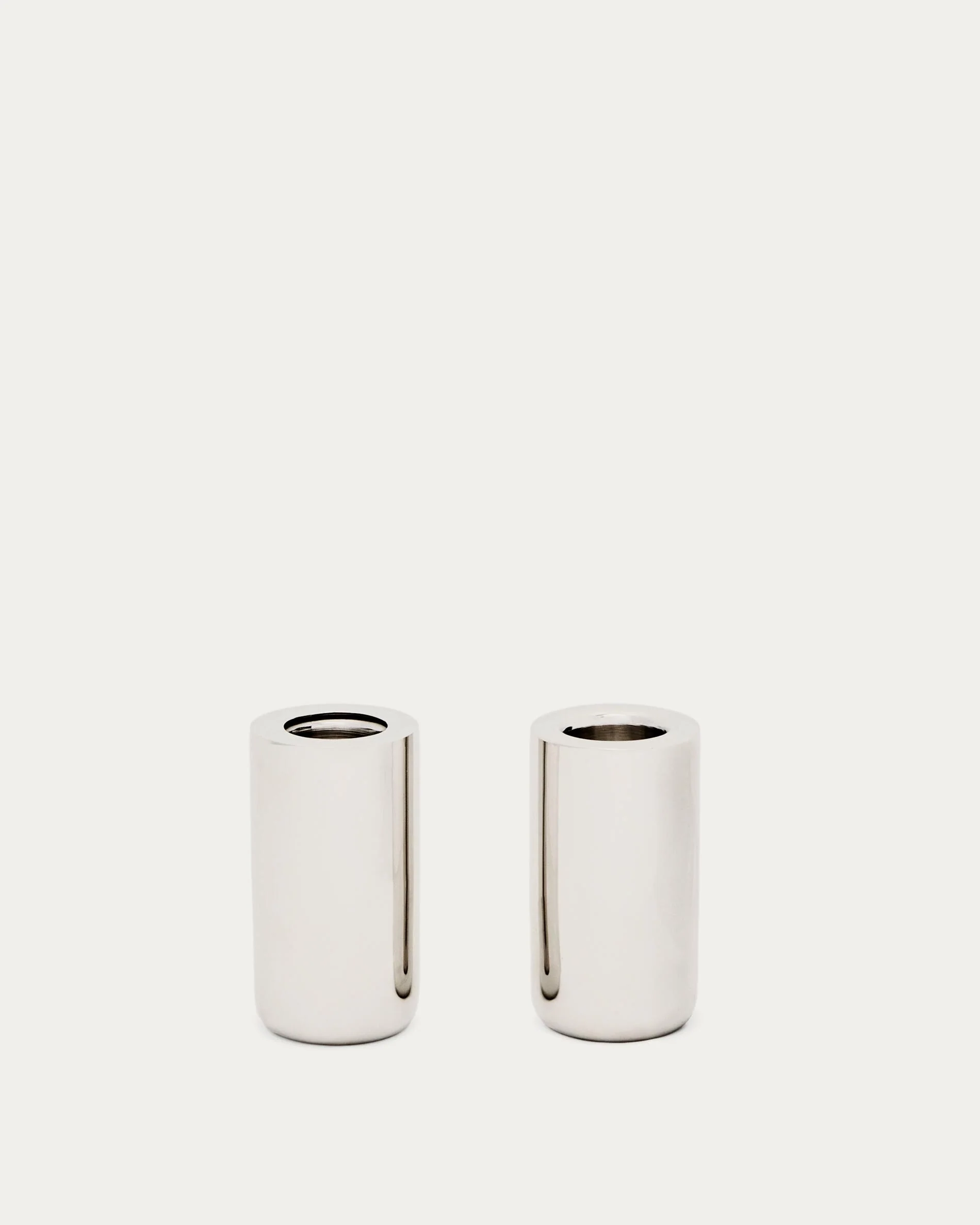 Nirela set of 2 candle holders 7cm