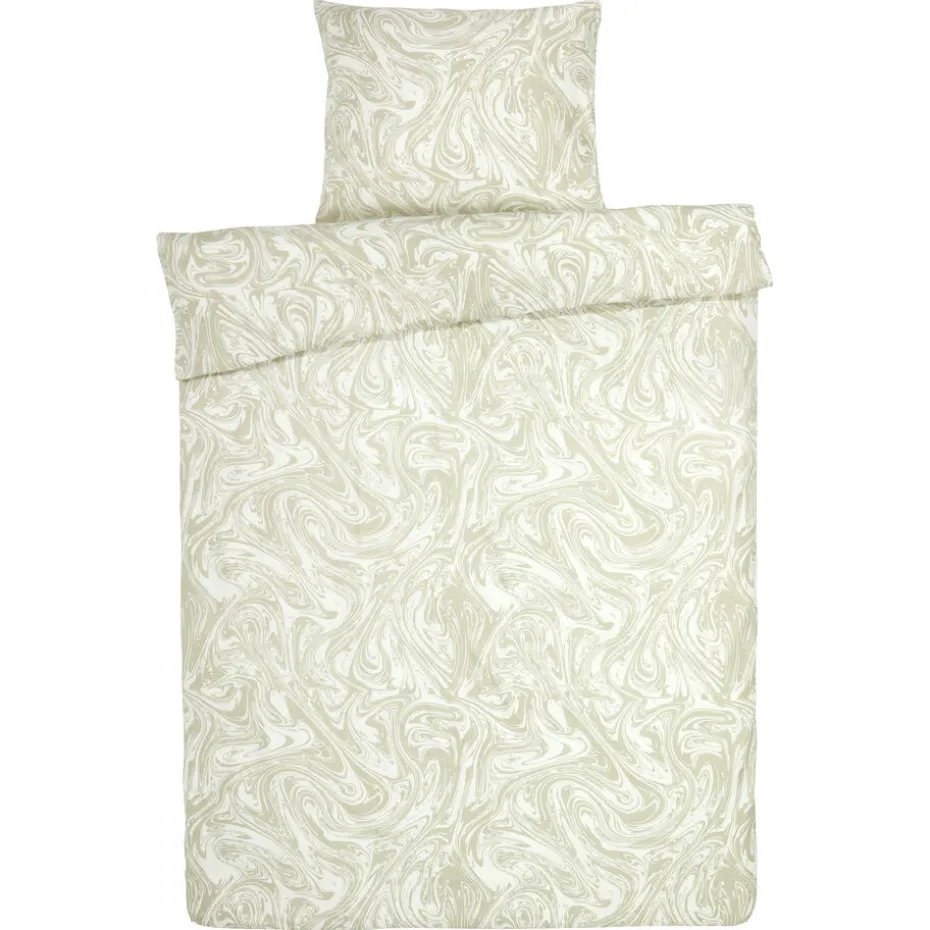 Kwantum Beddengoed | Dekbedovertrekken | Dekbedovertrek Marble Taupe 140×220 Cm