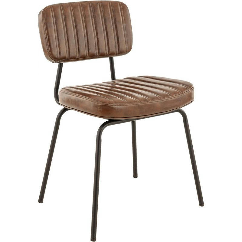 - Lot de 2 chaise bistrot vintage structure en métal