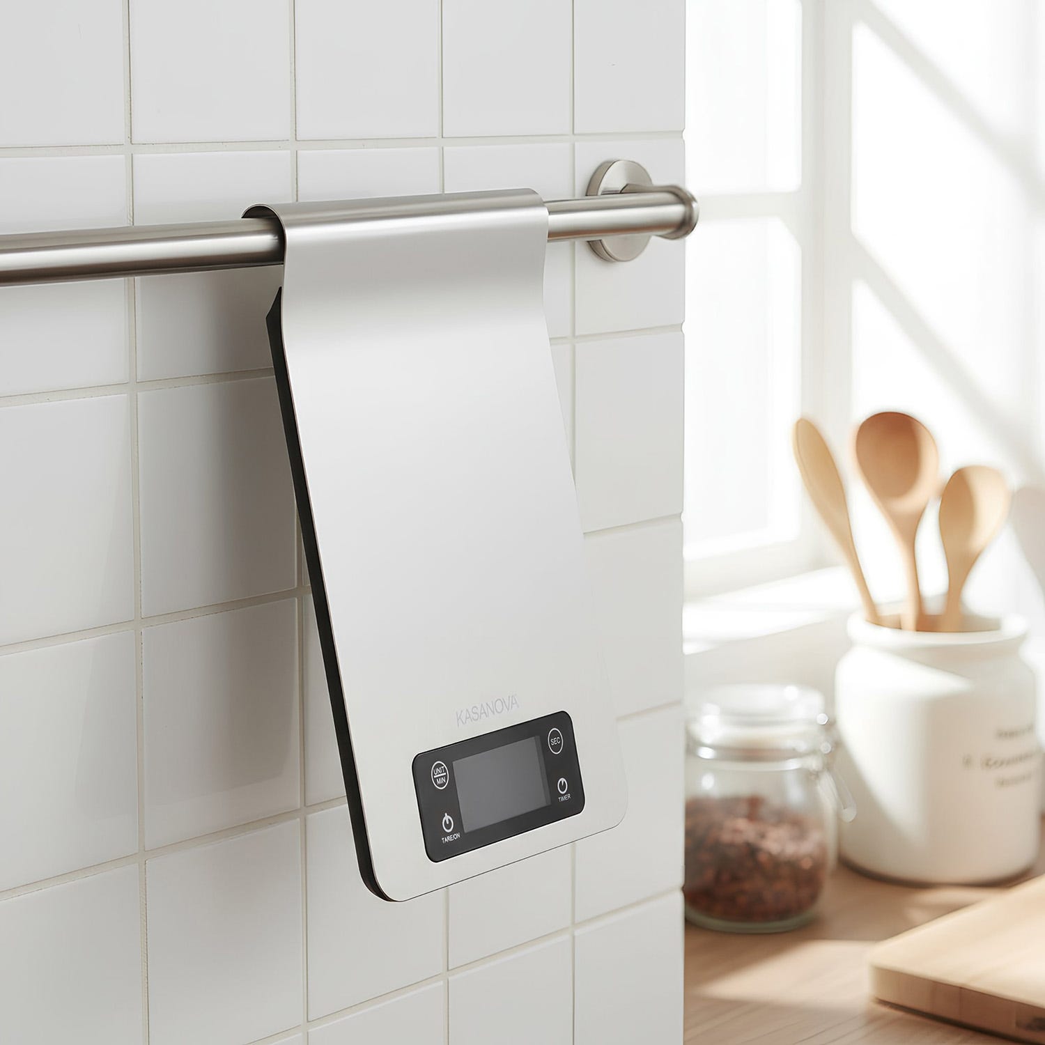 Bilancia cucina con display digitale, fino a 5 kg