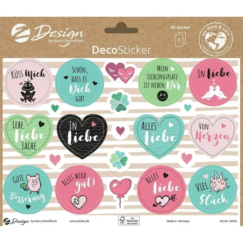 Sticker 2er-Set Kreativ