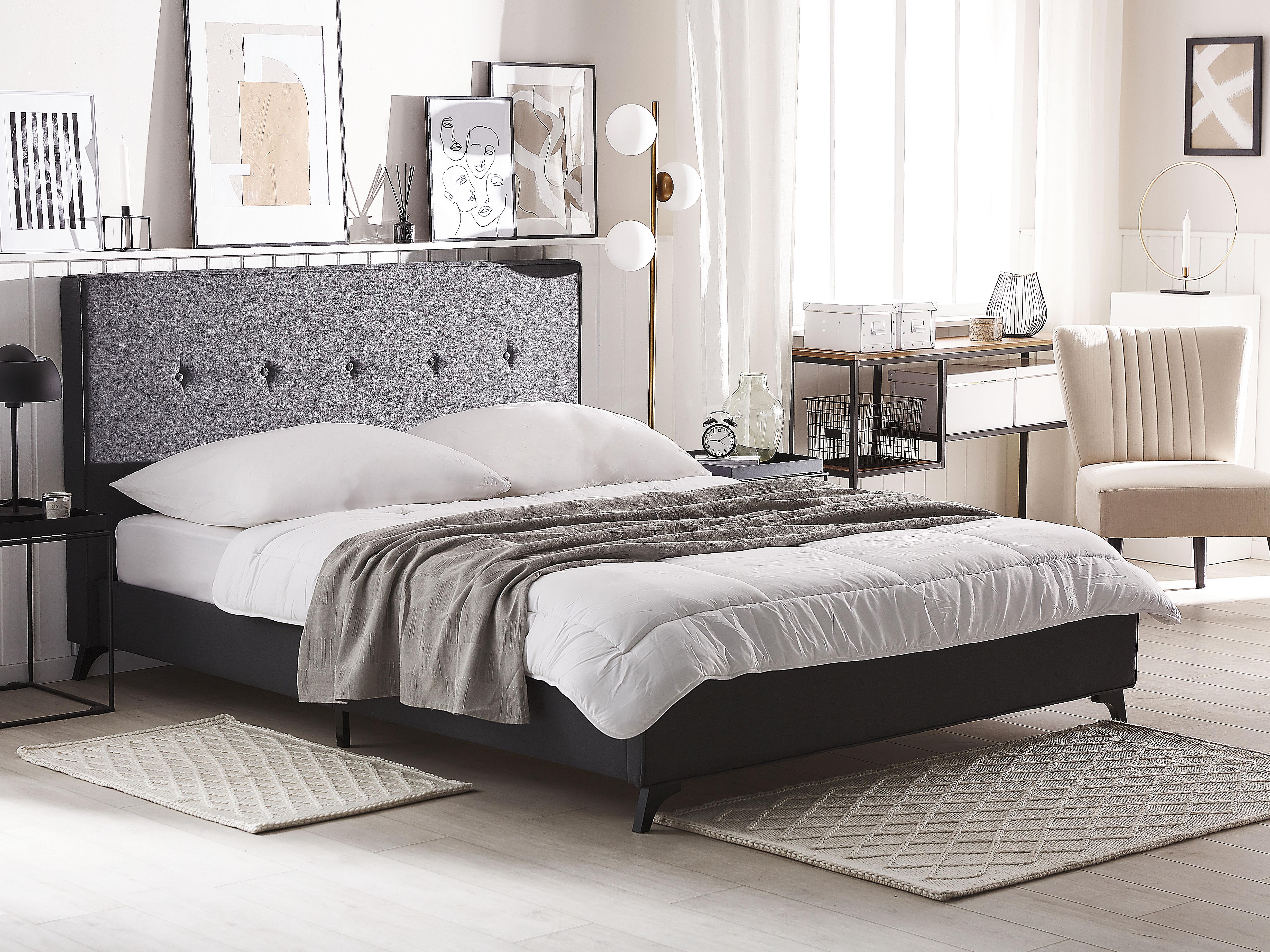 Bed Fabric AMBASSADOR 160 x 200 cm (EU King Size) Dark Grey