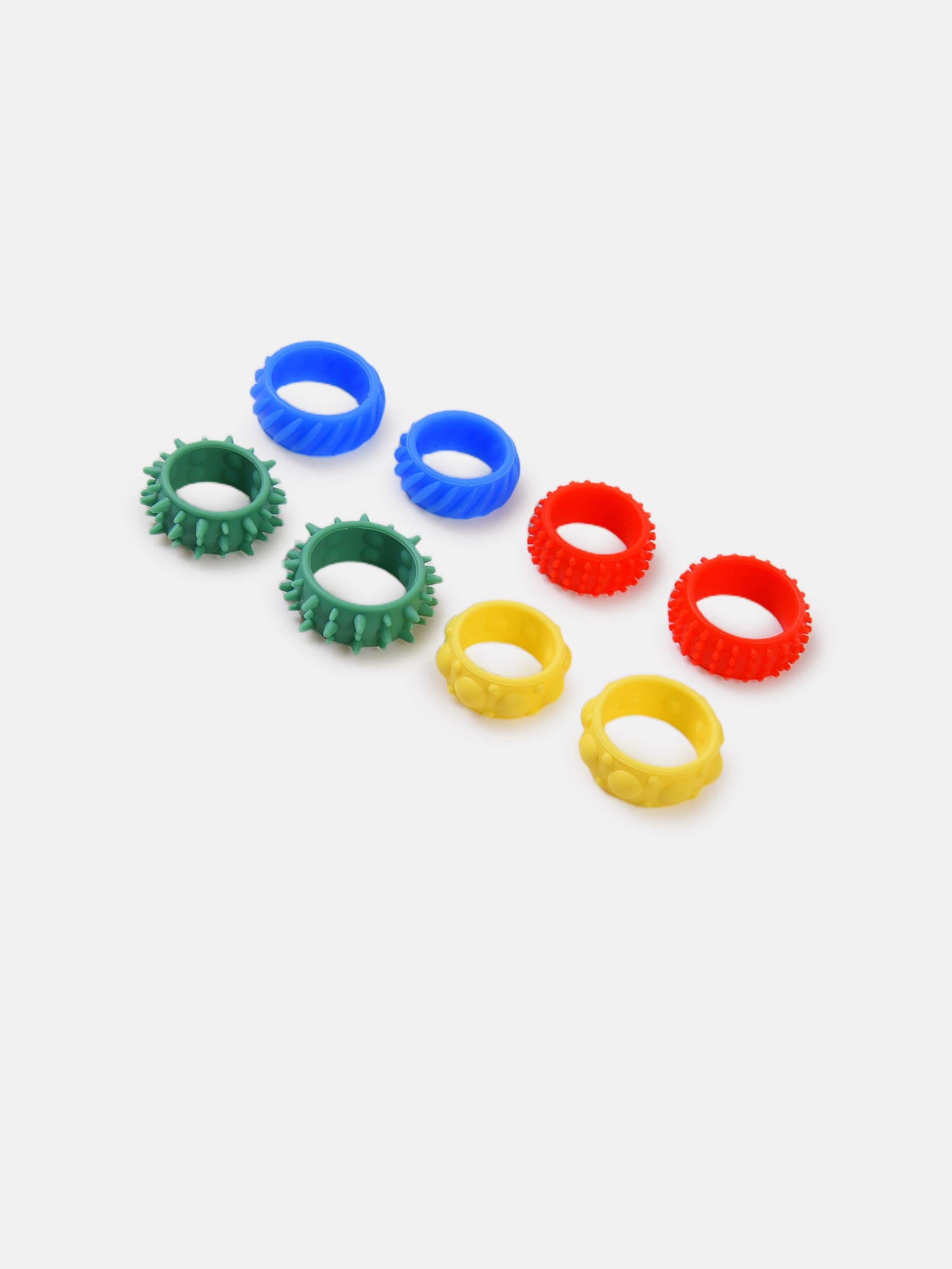 Zabawka - Antystresowe pierścionki 8 pack