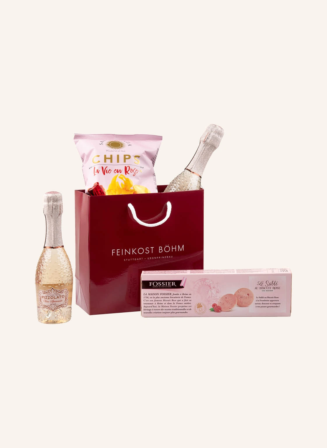 Feinkost Böhm Geschenktüte LA VIE EN ROSE