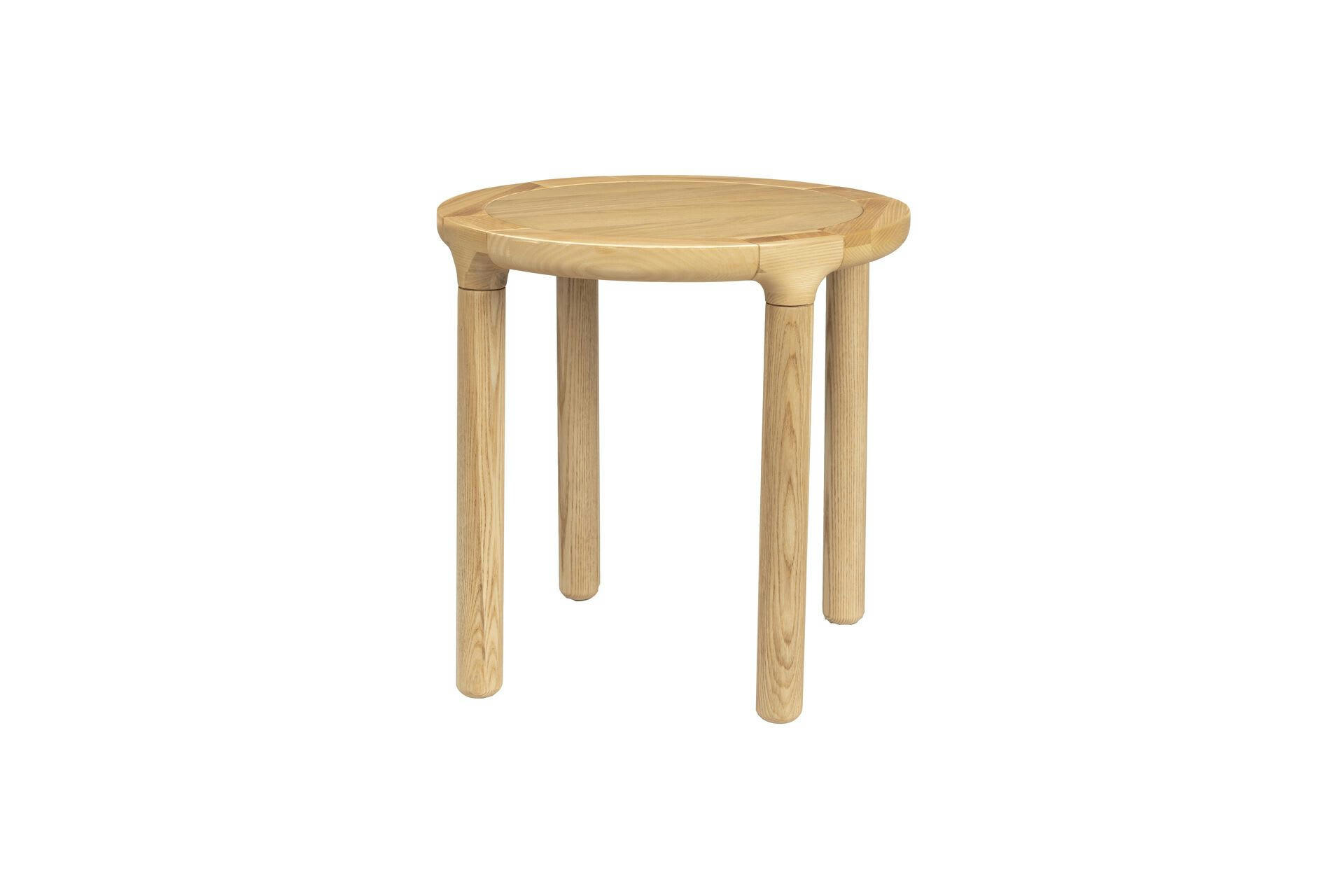 STORM - Table d'appoint en bois beige D45