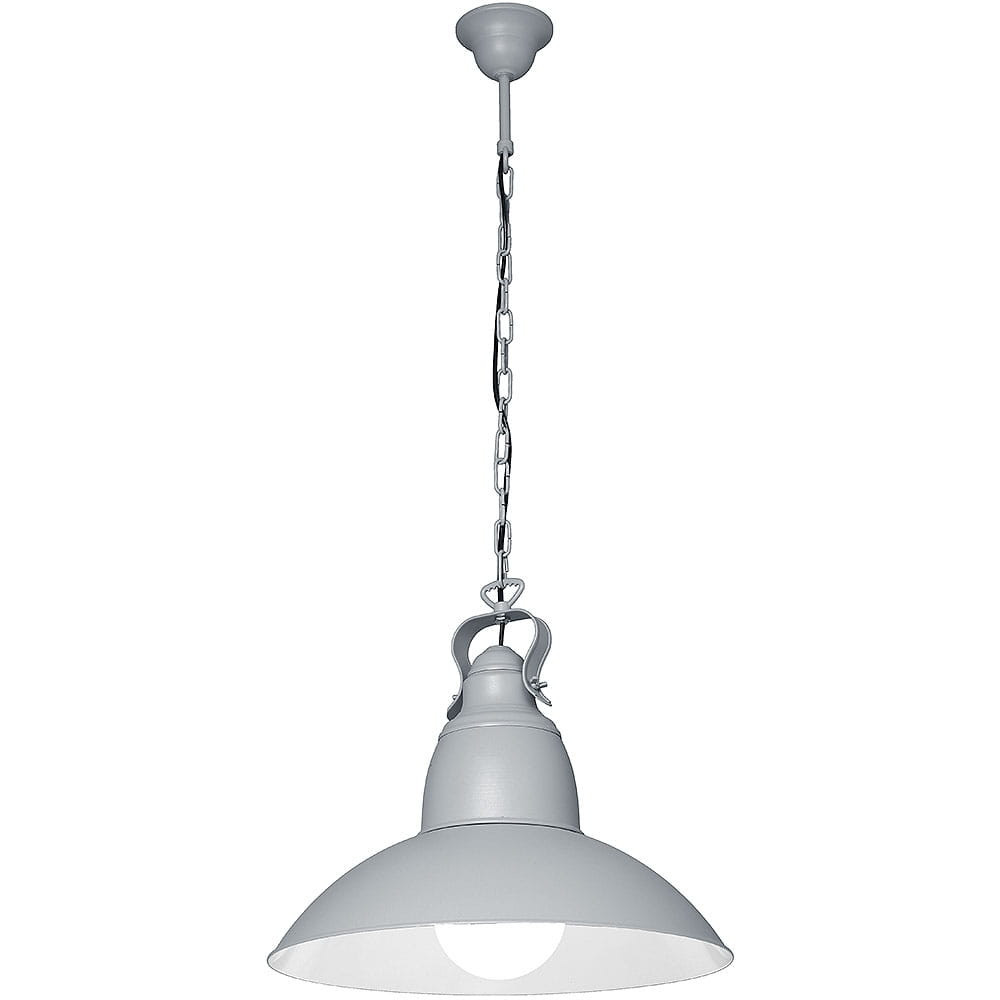 Lampa wisząca szara KATILA 1xE27x60W wym: 70x36x36 cm Aldex
