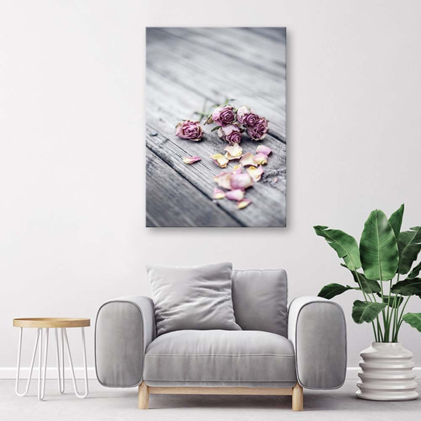 Feeby Obraz na płótnie Zasuszone róże 40x60