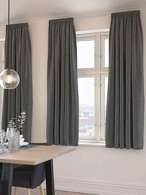 Mørklægningsgardin ALDRA 1x140x175 antracit
