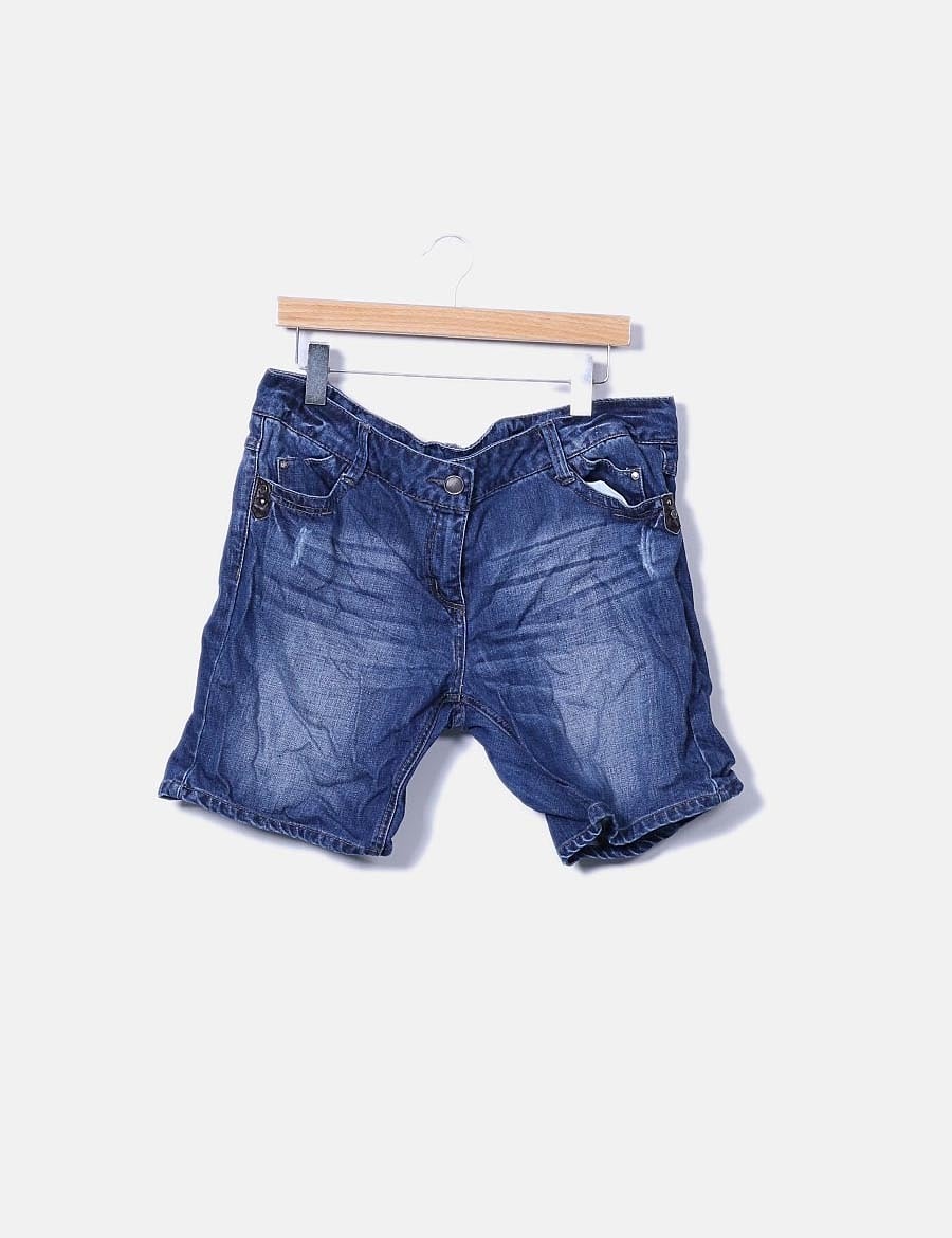 Camaïeu Shorts denim effect wornout effect