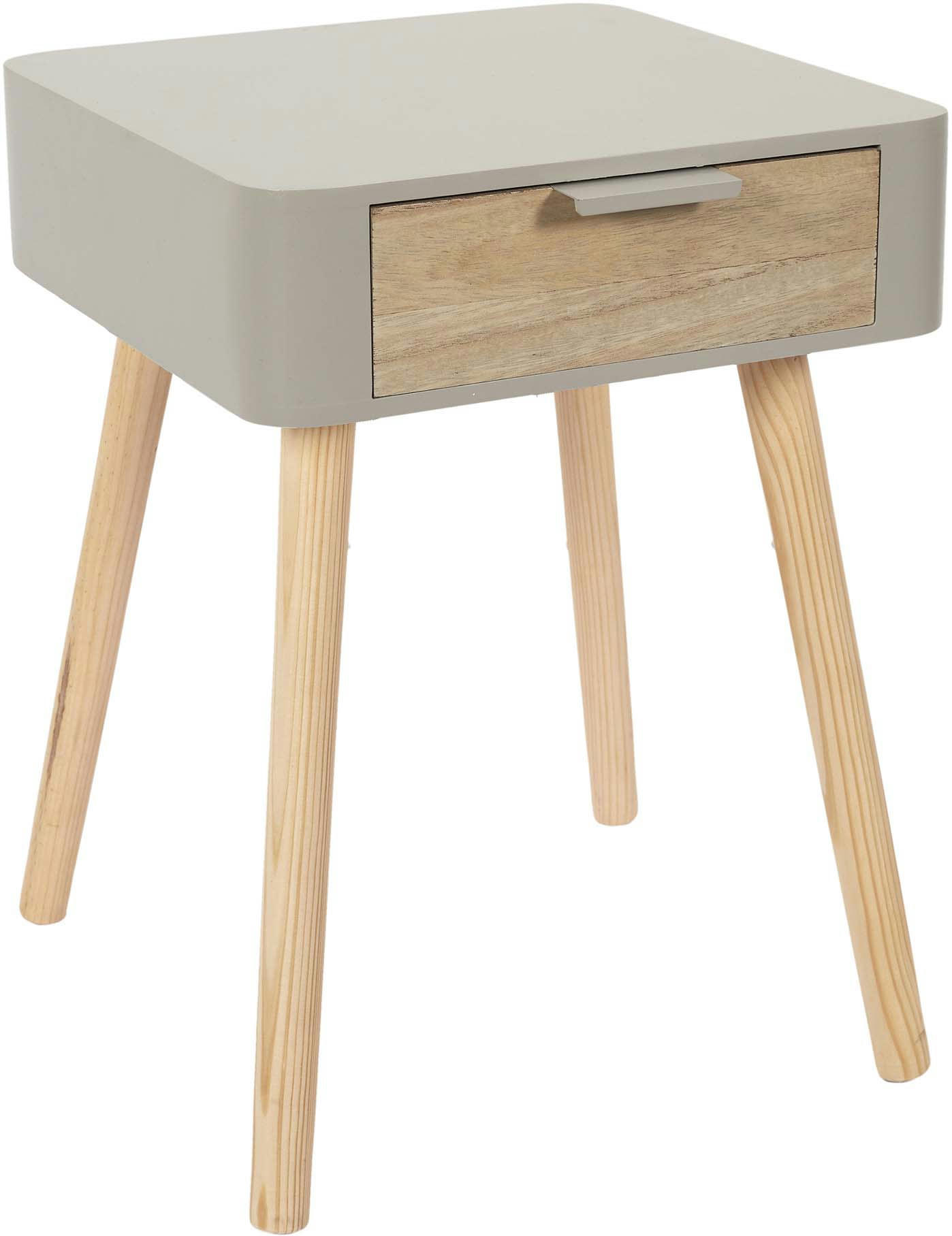 - Chevet en bois 1 tiroir zoran taupe
