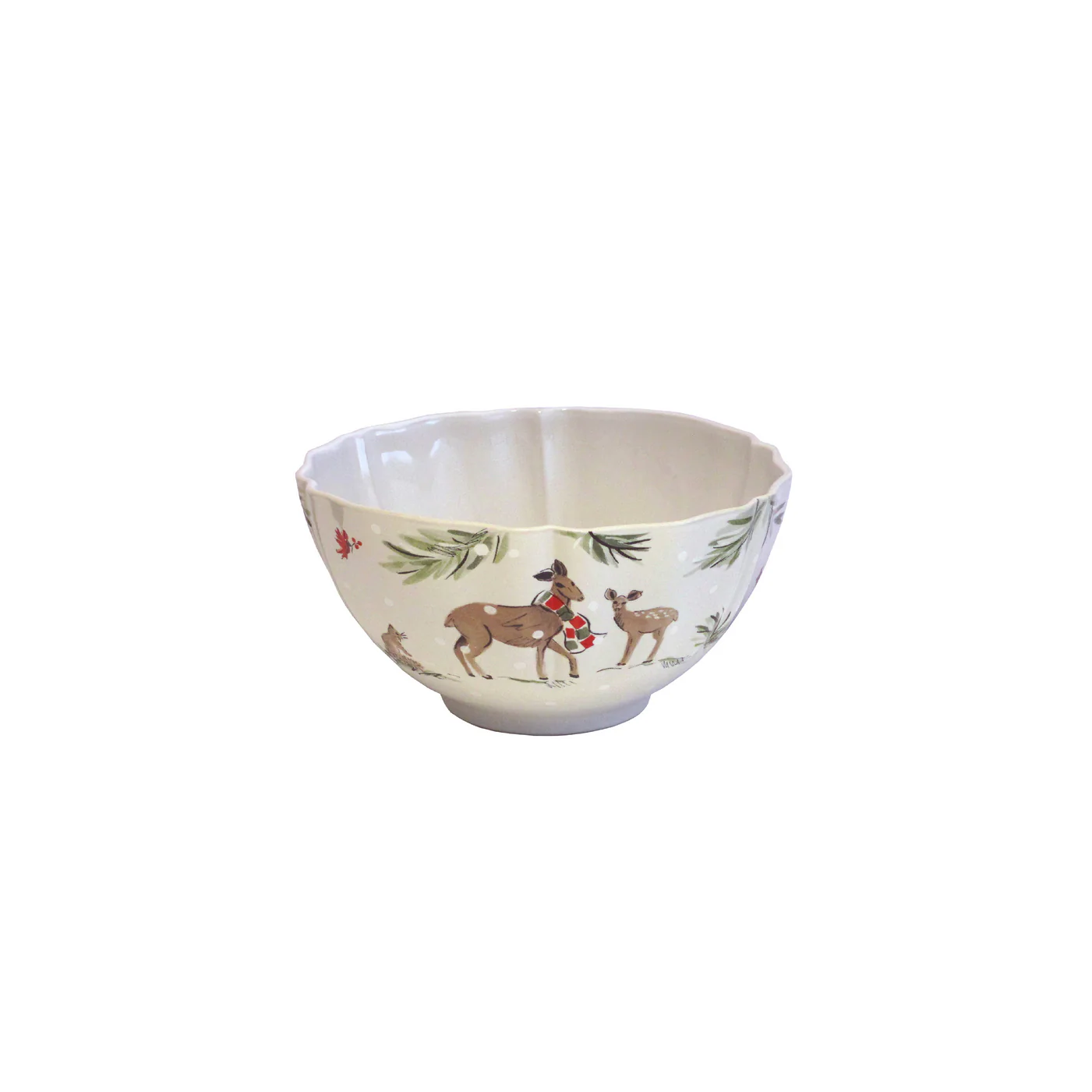 Soup/Cereal Bowl 16 Deer Friends