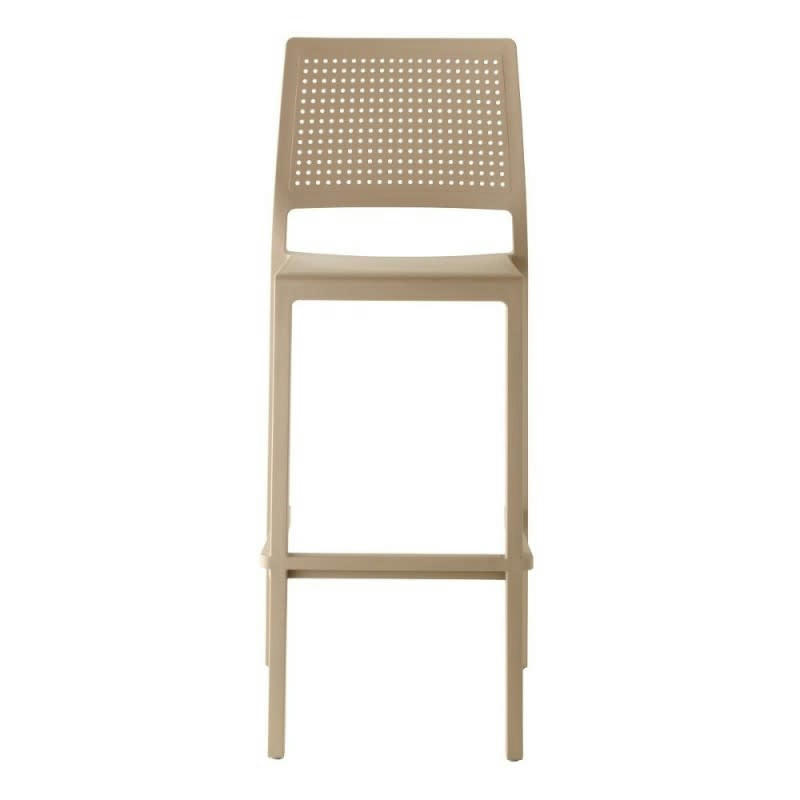 EMI - Tabouret design en plastique taupe