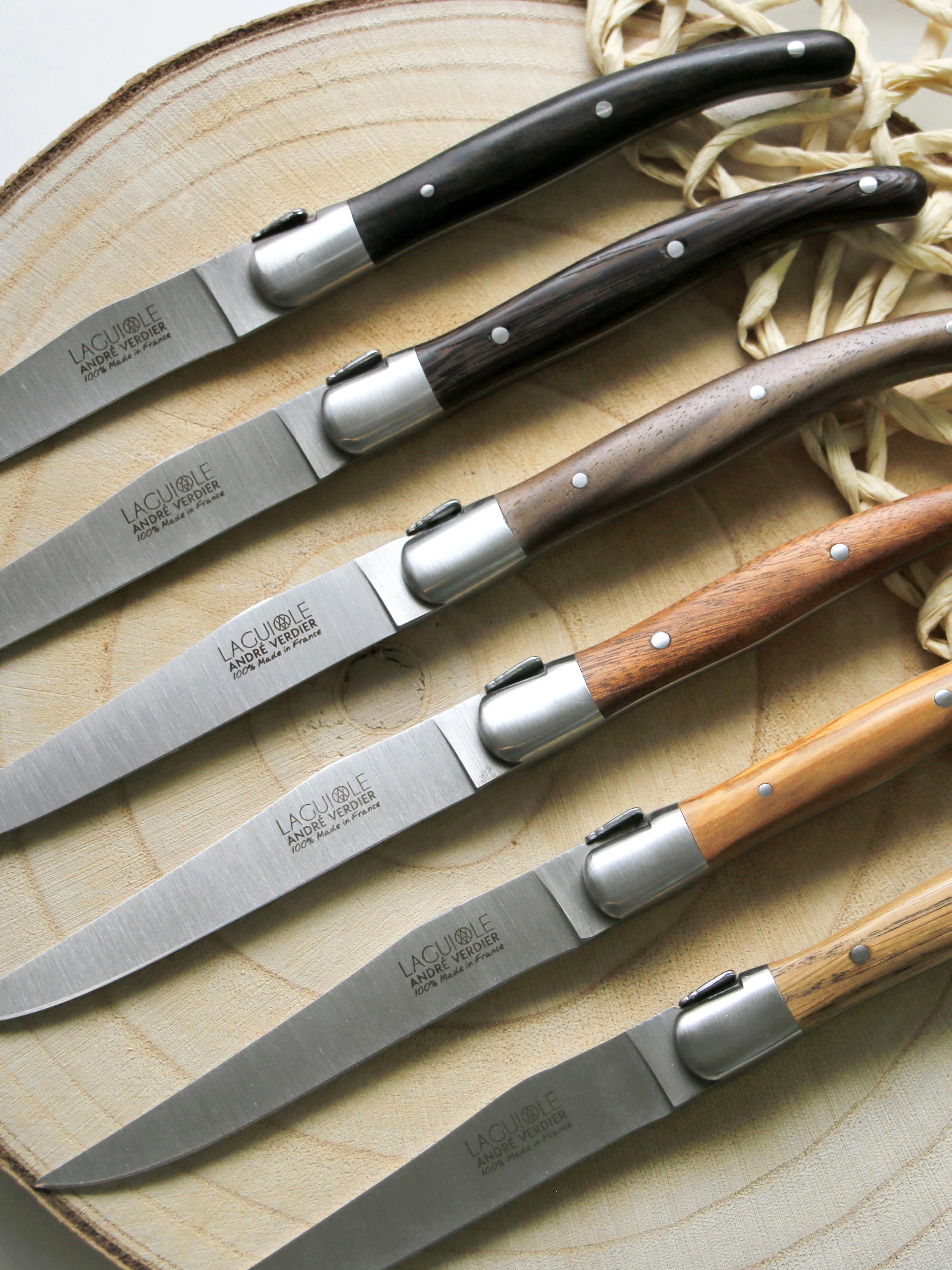 Satinierte handgefertigte Messer Essentiel, 6er-Set