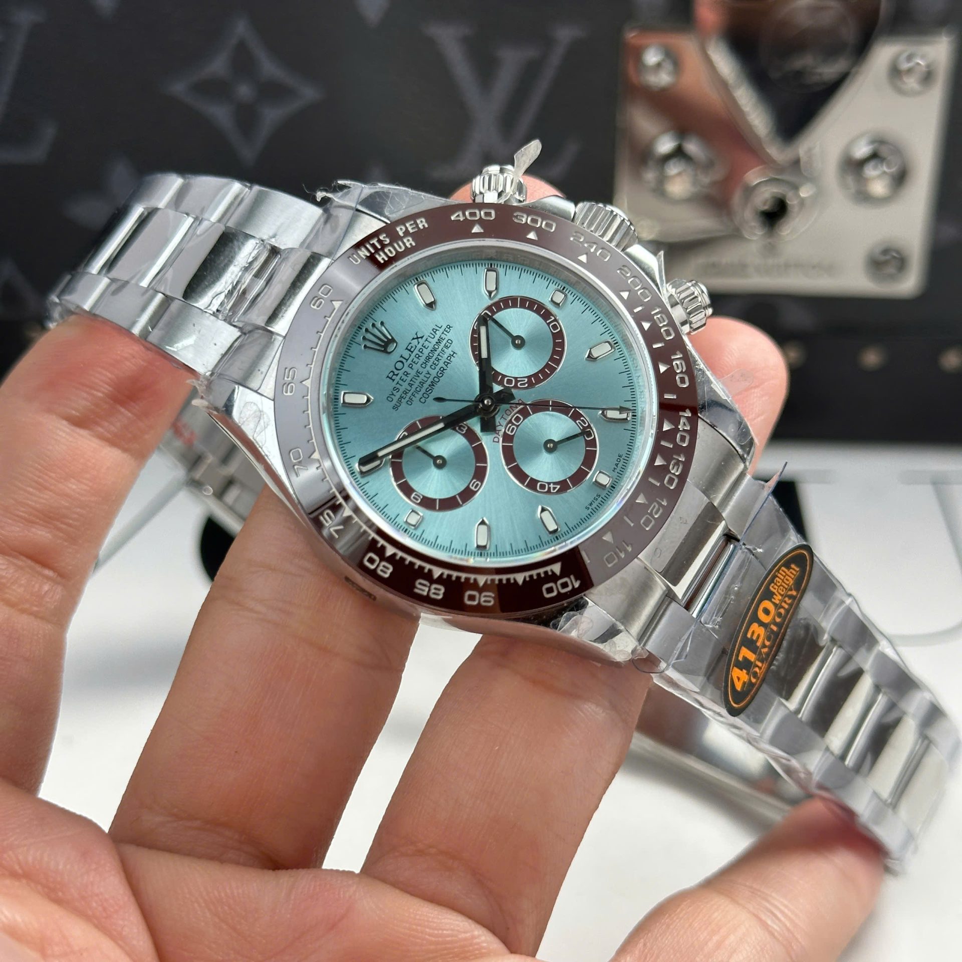 Rolex Daytona 116506 904L Steel Ice Blue Dial 40mm Oyster Super Clone