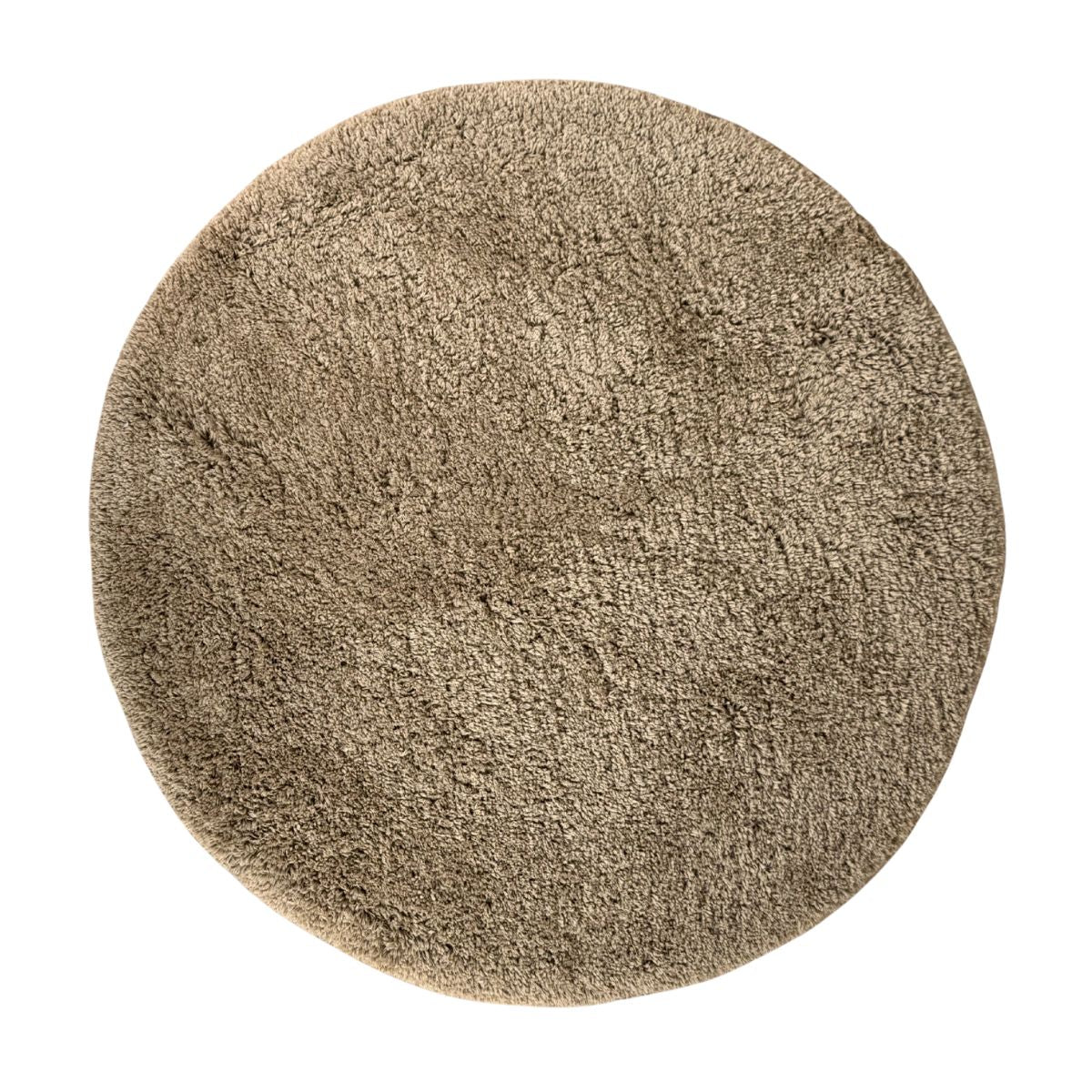 Interieur05 vloerkleed Pilo - hoogpolig - taupe - Ø240 cm