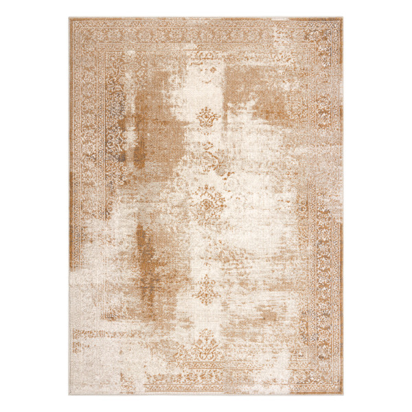 Dywan wełniany NAIN Ornament, ramka, vintage 7699/51955 beż 80x150 cm