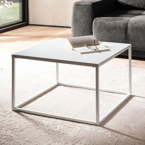 Stolik kawowystolik 60 cm biały metalowy