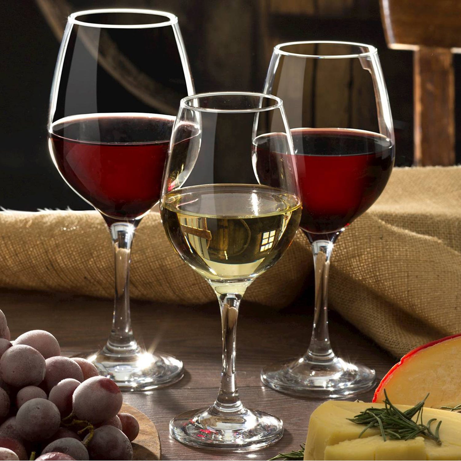 Set 12 calici vino Amber Pasabahce