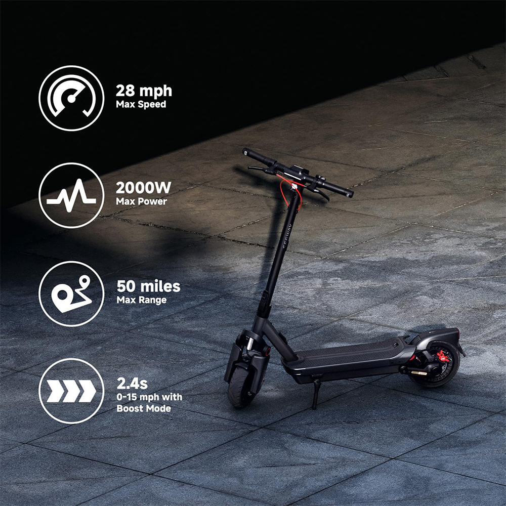 🚀𝐒𝐞𝐠𝐰𝐚𝐲 Max G3 Electric Scooter – 80km Long Range, Dual Suspension, 2000W Motor, Smart TFT Display