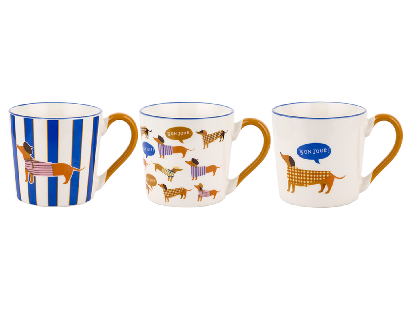 Kubek ceramiczny La Woof 400 ml mix wzorów