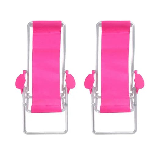 NNEOBA 2pcs Mini Beach Chair Folding Deck