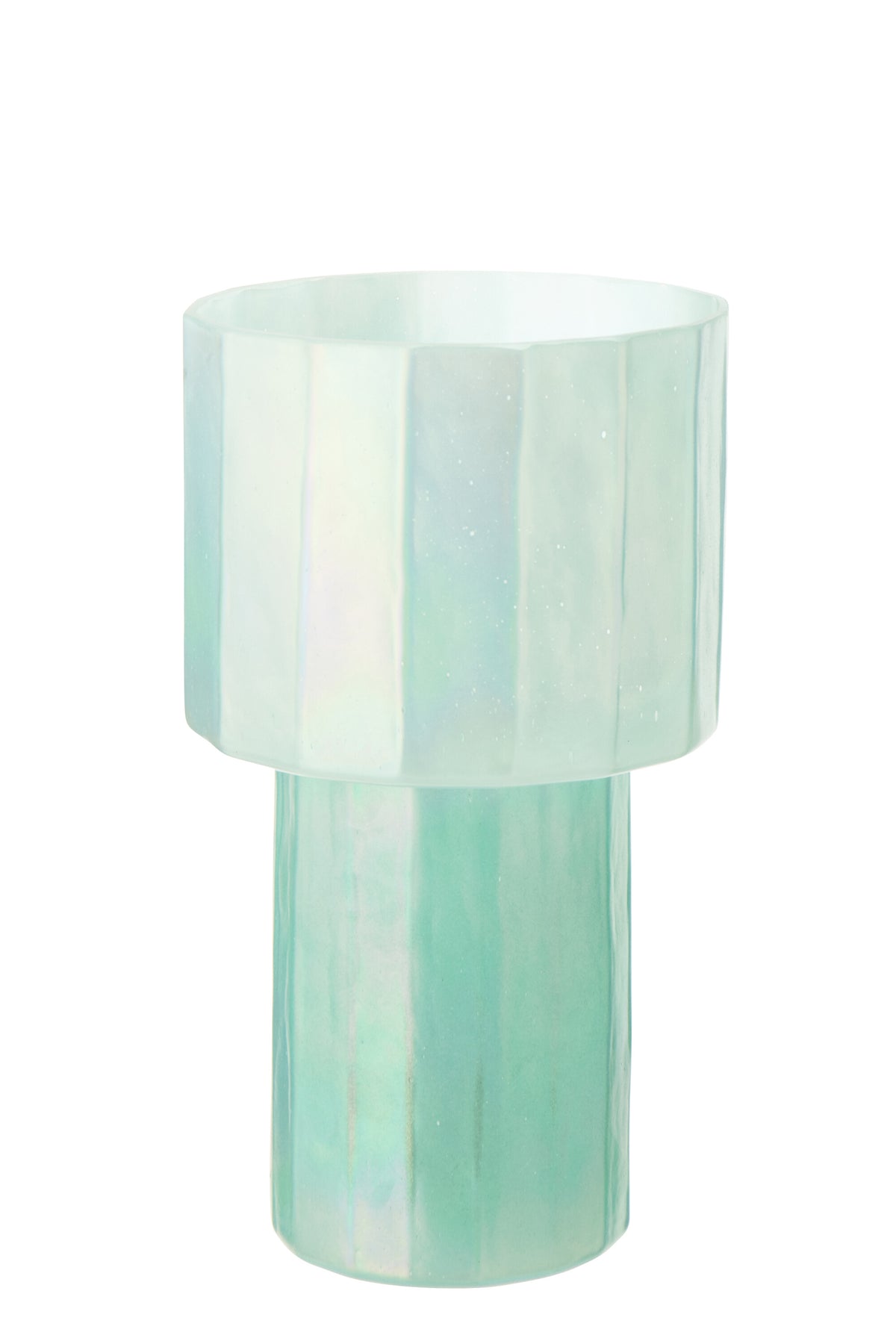 J-Line vaas Ann - glas - blauw