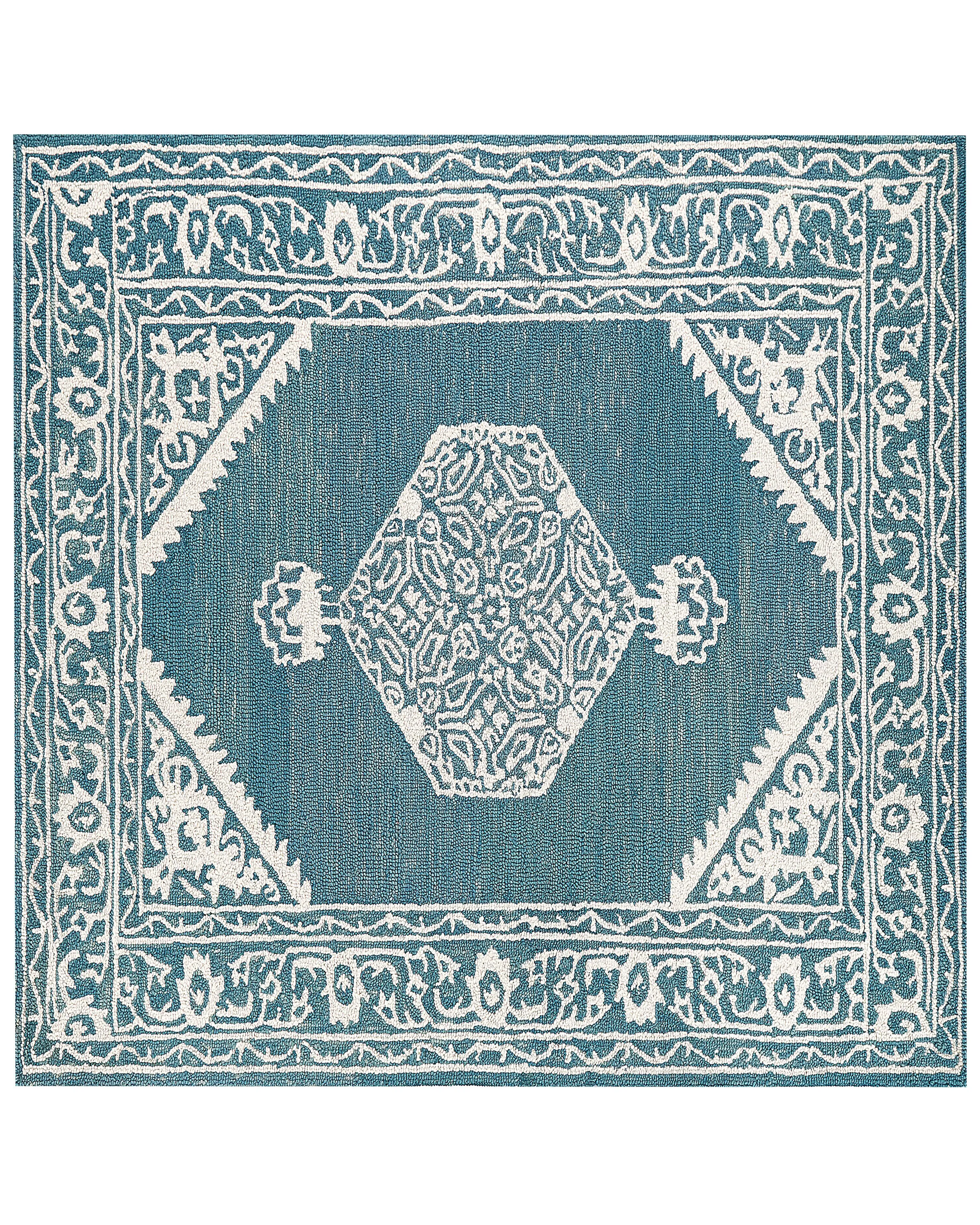 Rug GEVAS Blue 140 x 200 cm Wool