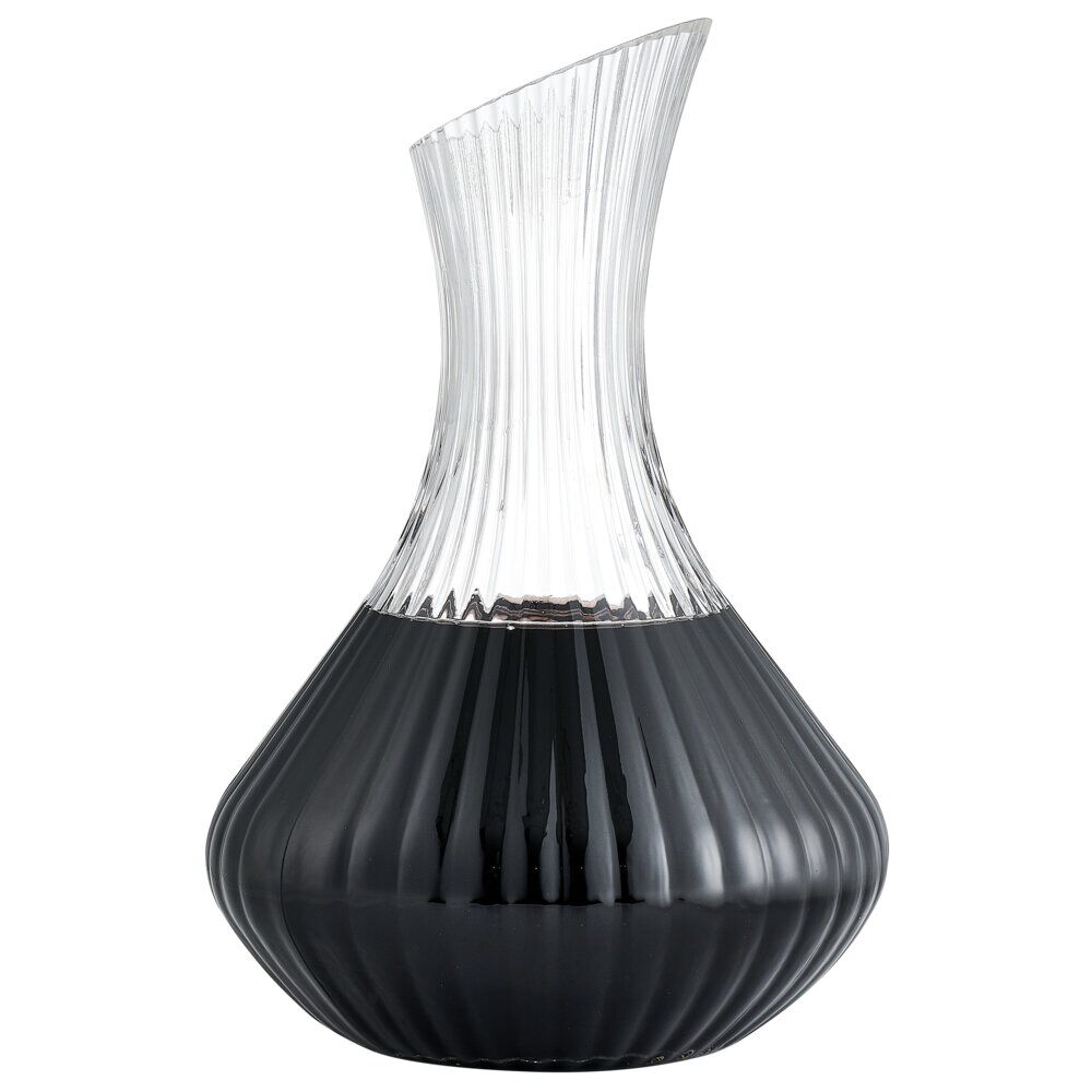 Carafe à décanter 1,5L strie en relief verre transparent