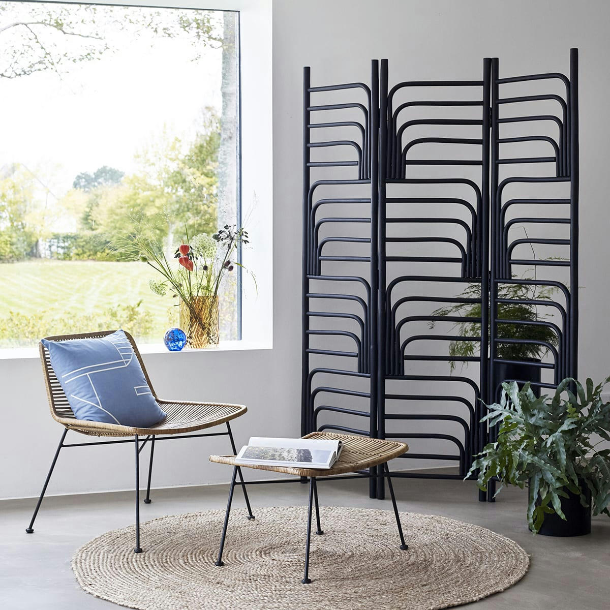 SAGE - Tapis de sol en rond jute  ø150