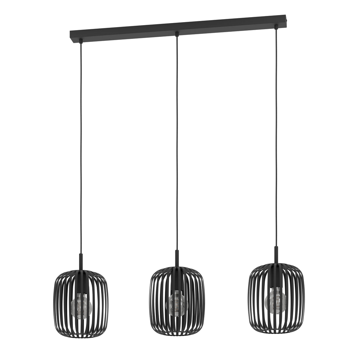 EGLO hanglamp Romazzina - e27 - 90 cm - zwart