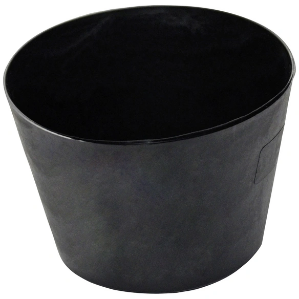 Gipsbecher, schwarz, kunststoff