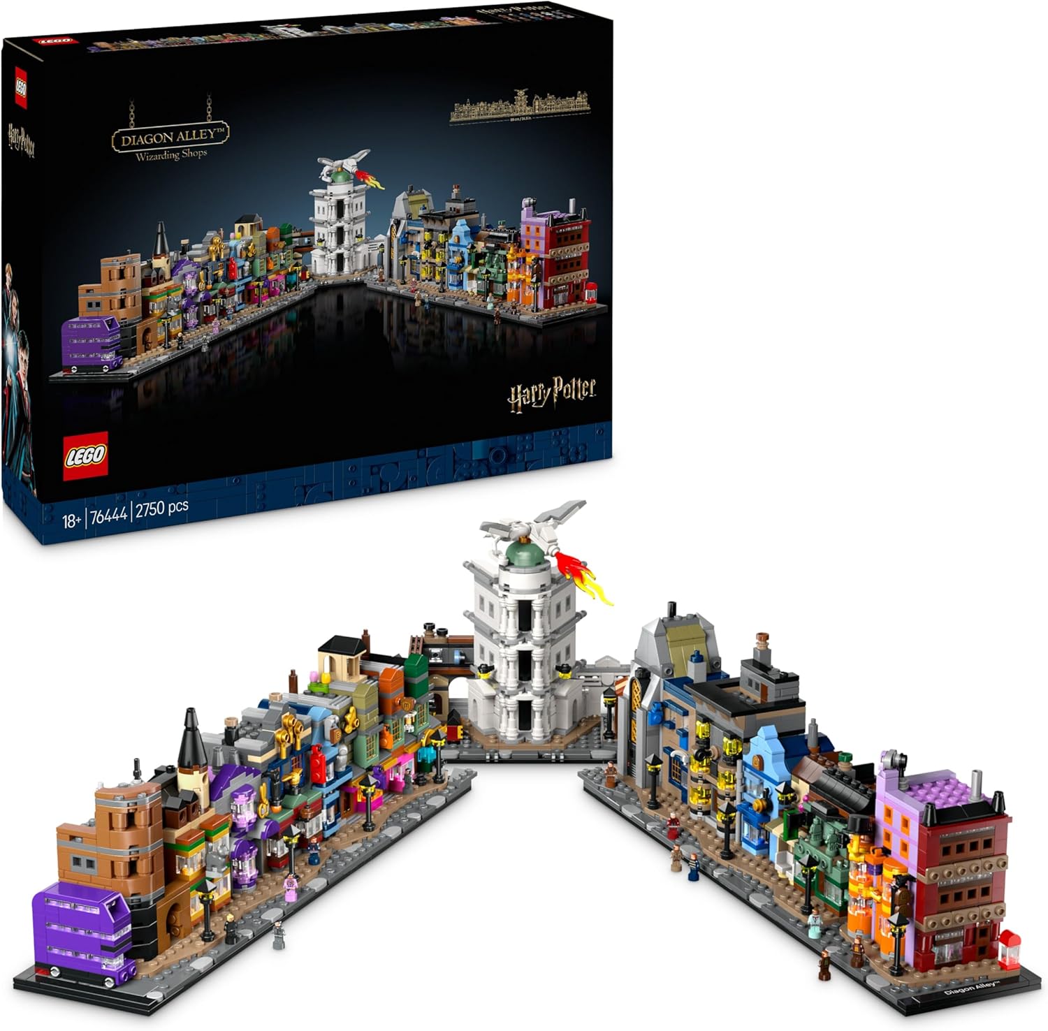 LEGO HARRY POTTER 76444 Magiczne sklepy na Ulicy Pokątnej