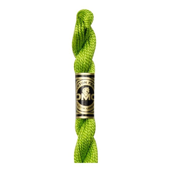 DMC Green Pearl Cotton Thread Size 5 25m (907)
