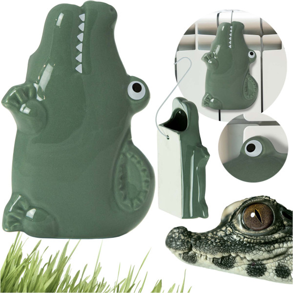Nawilżacz Powietrza Ceramiczny Na Grzejnik 16 Cm Krokodyl
