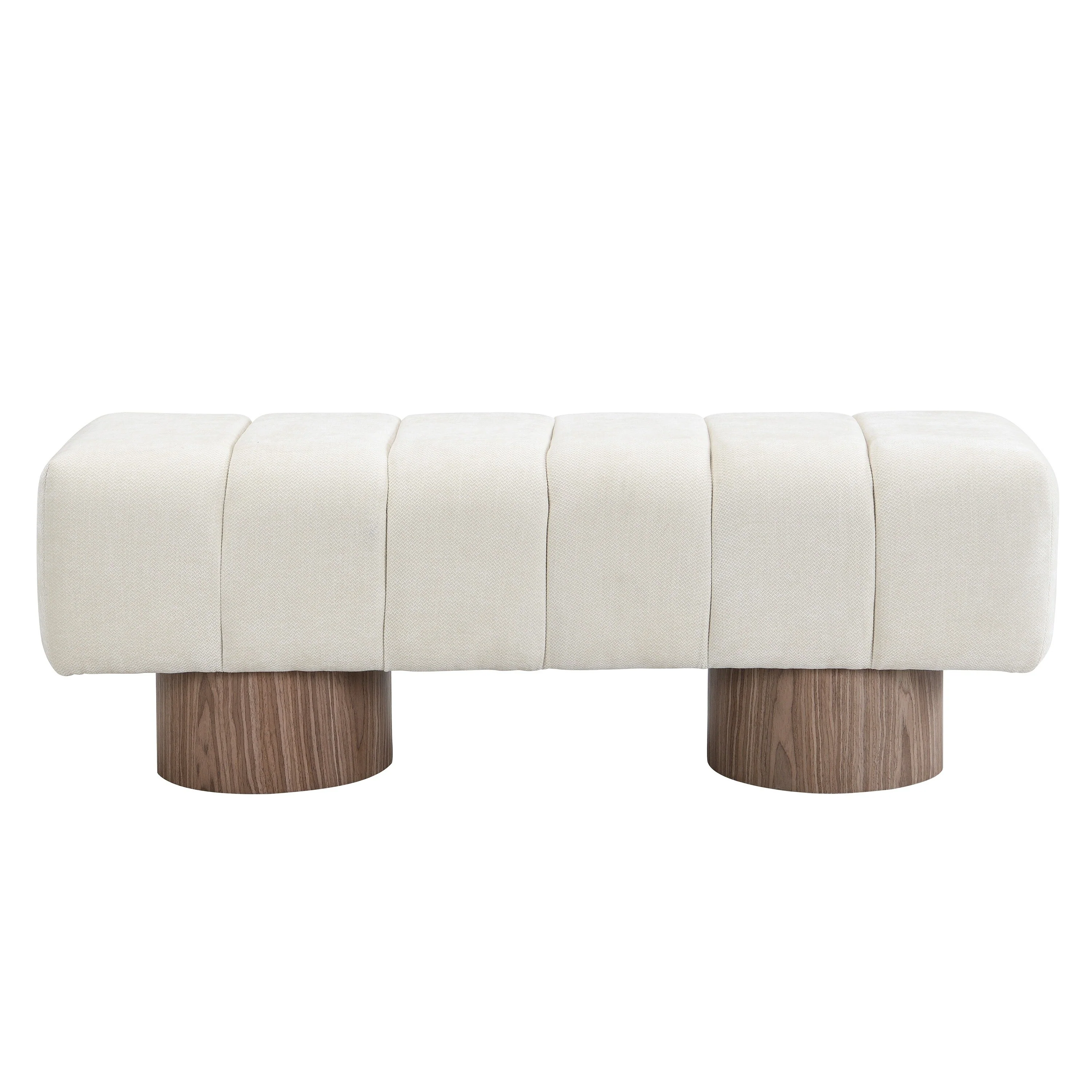 Upholstered Dining Bench for Dining Room, No-Assembly End of Bed Entryway Bench