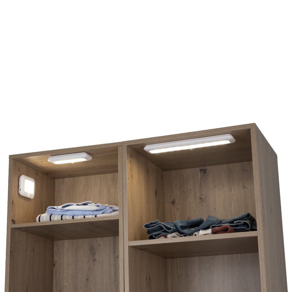 Lampe de dressing LED X3 aimantées avec détecteur de mouvement blanc