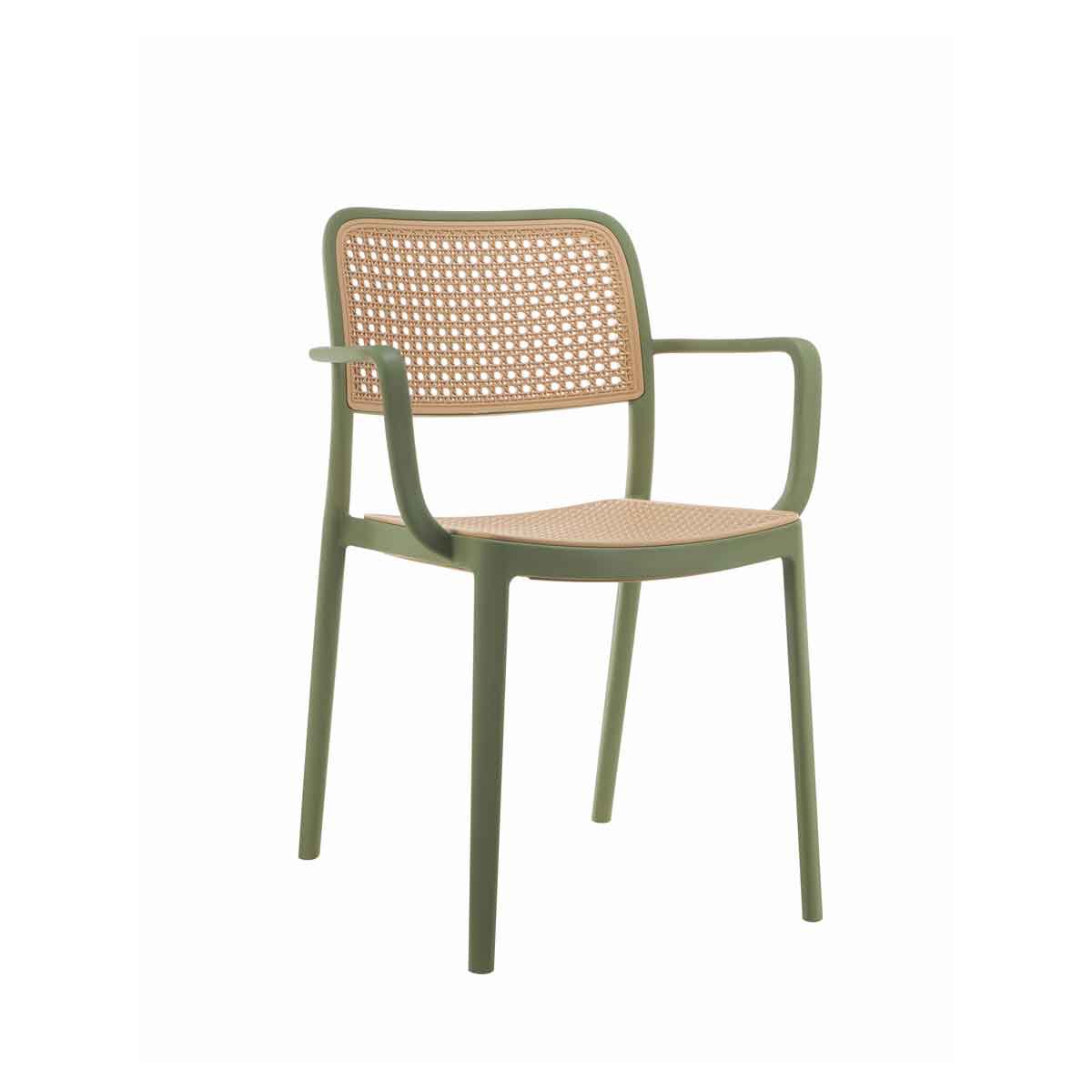 Cadeira exterior verde