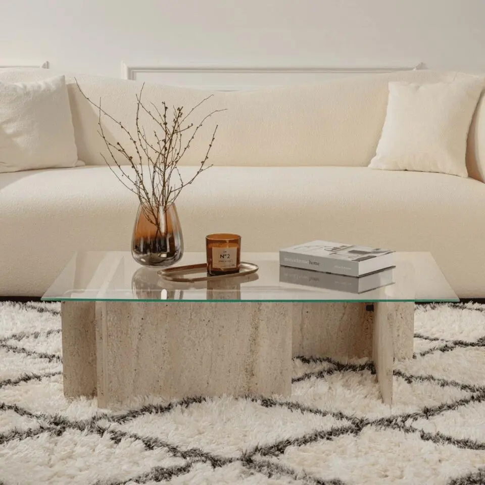 CALICOSY - Salontafel FLAVIO - 30x105x65 cm