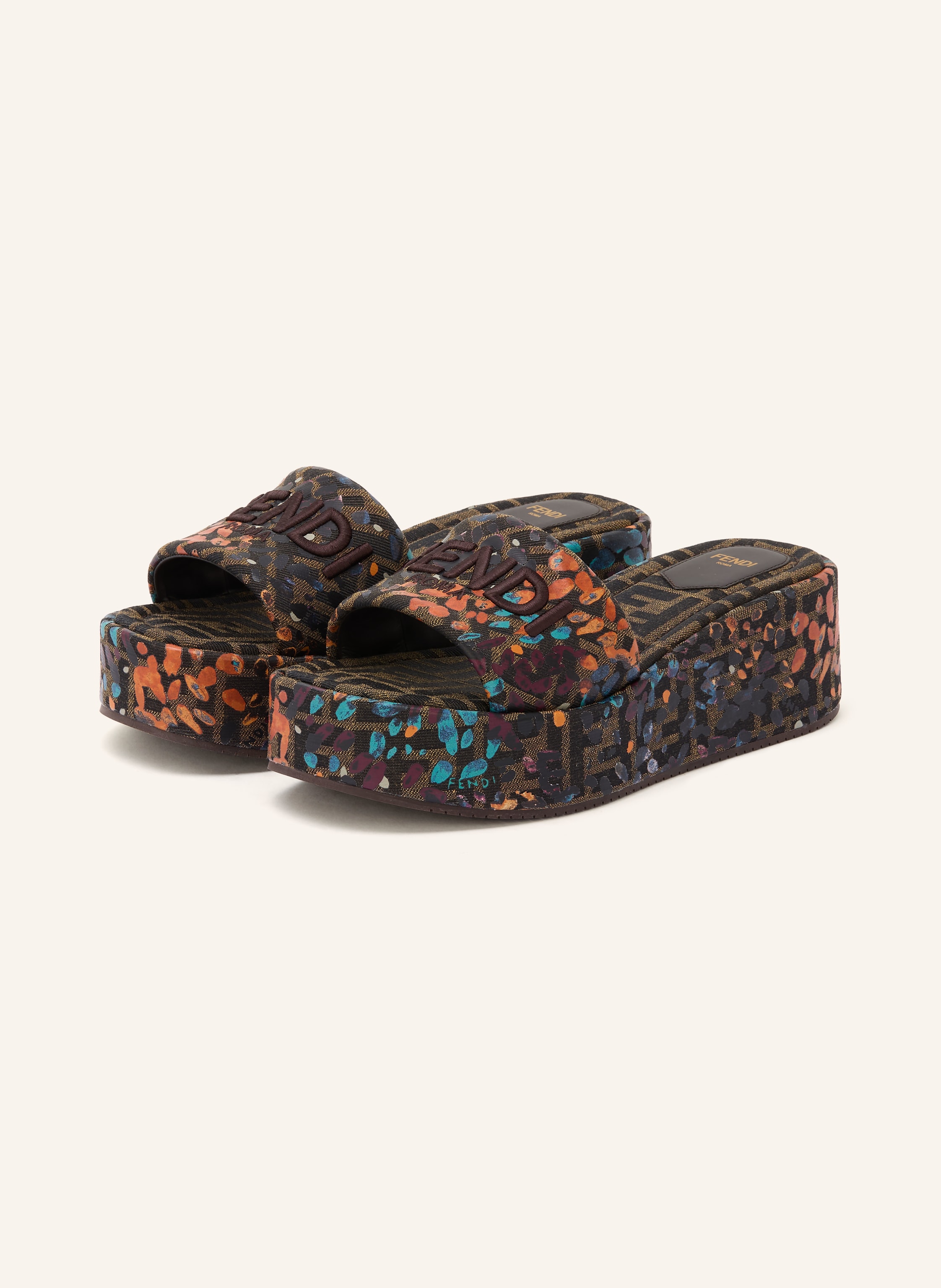 FENDI Plateau-Pantoletten TESS