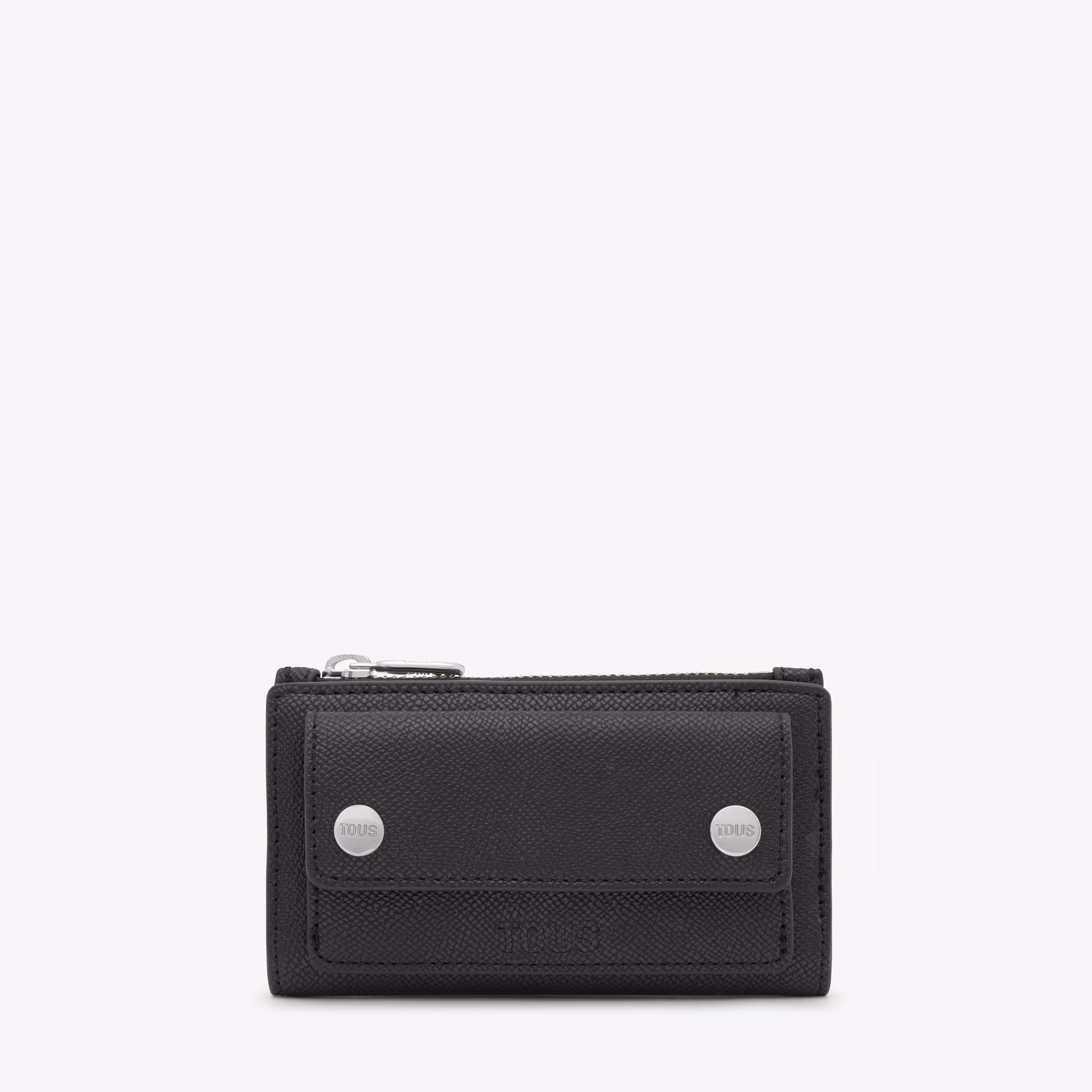 Cartera pequeña negra Audree Pockets