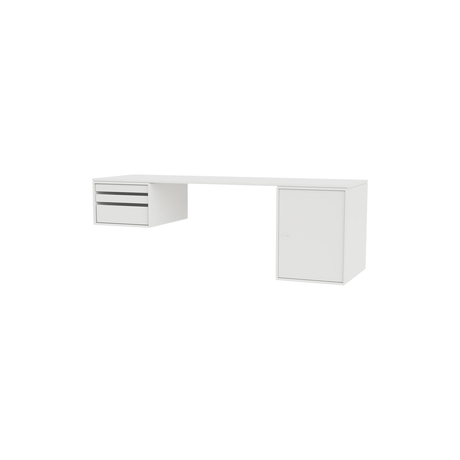 WORKSHOP skrivebord, 01 white