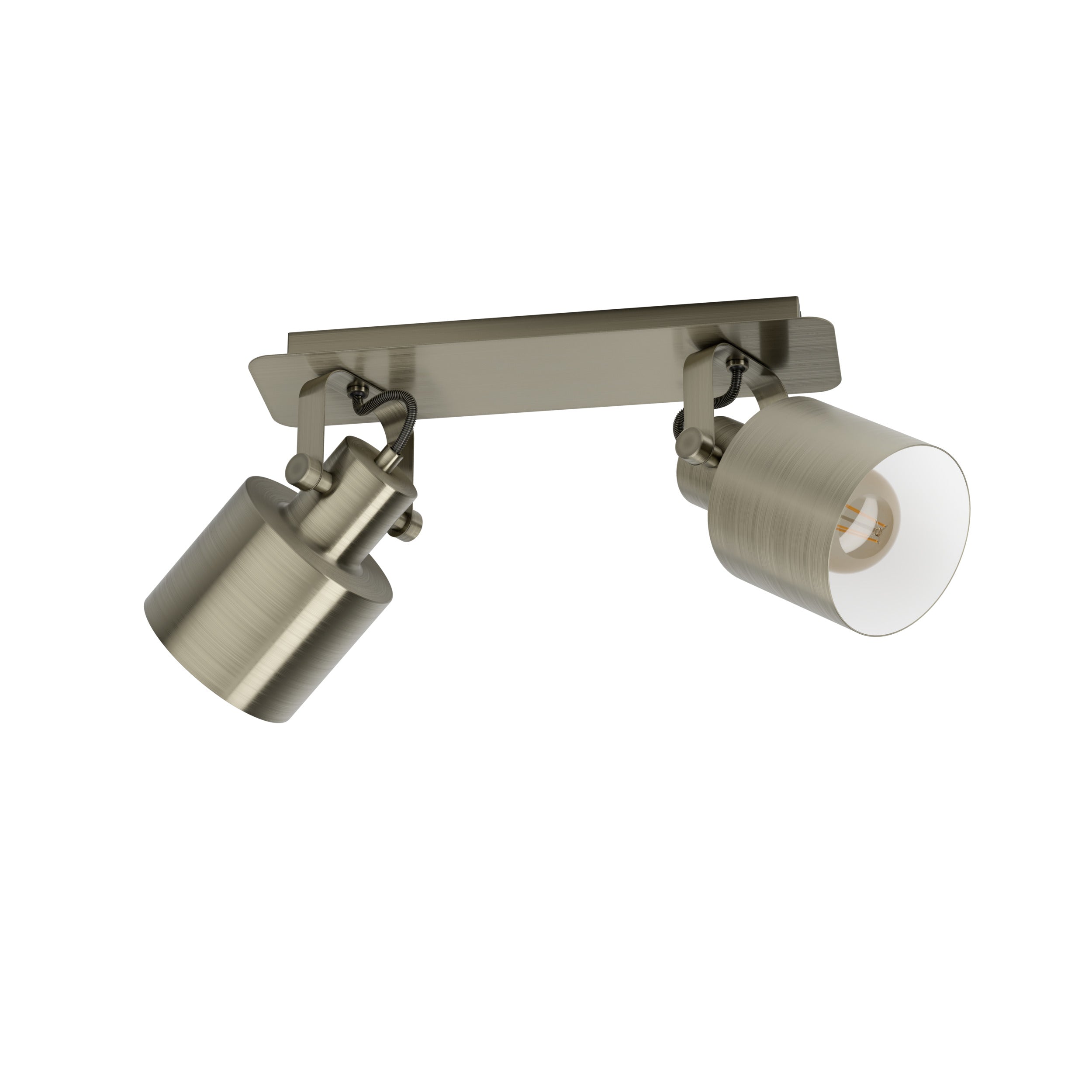 EGLO spot Southery - e27 - 2 lichts - 47 cm - goud/crème